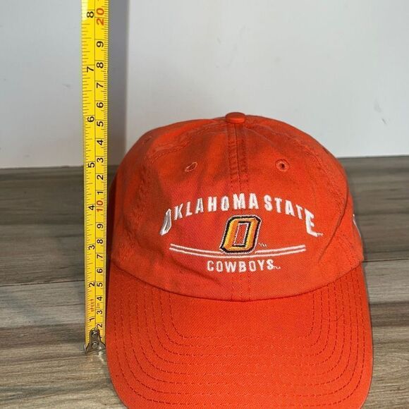 Oklahoma State baseball cap hat lid strap back orange - Picture 6 of 10